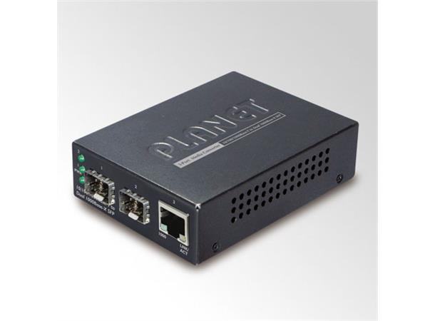 Converter 2xSFP 1000B/Fx +1x1000B/Tx Planet: 3-port 1TP, 2SFP MM SM